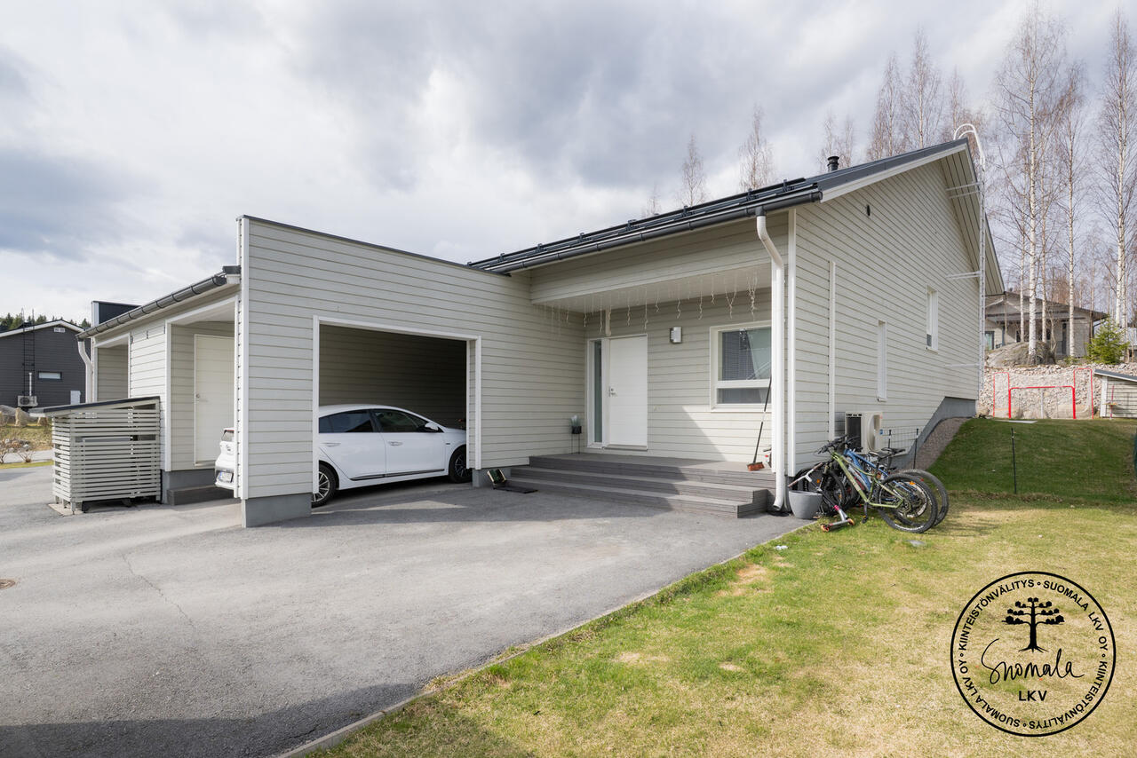 3mh + k + oh + wc + kph / s + khh, 103.5 m² — Keijukorento 5B, Seunavuori Muurame