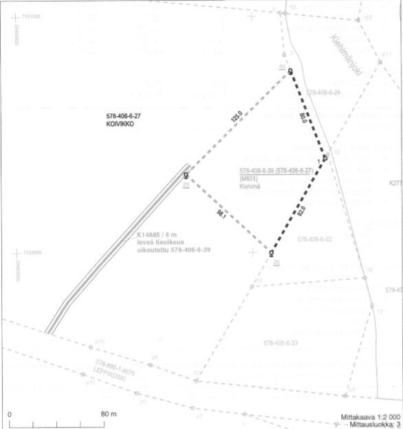 Myydään Omakotitontti Paltamo, Uura, Leppikoskentie g33774