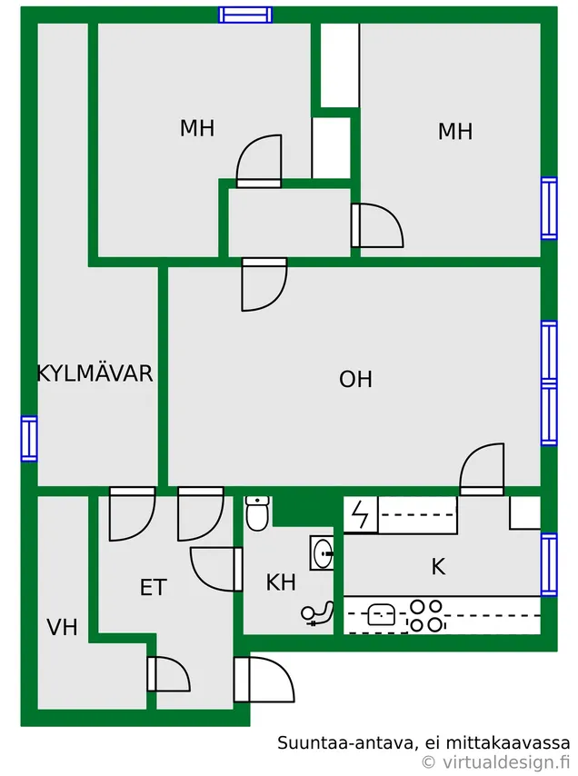 Tehtaankatu 5 D 2