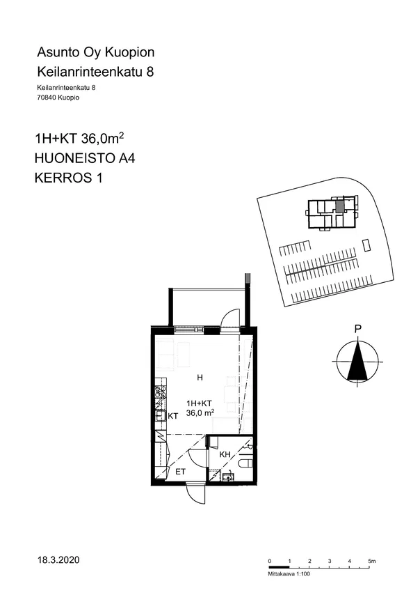Keilanrinteenkatu 8 3