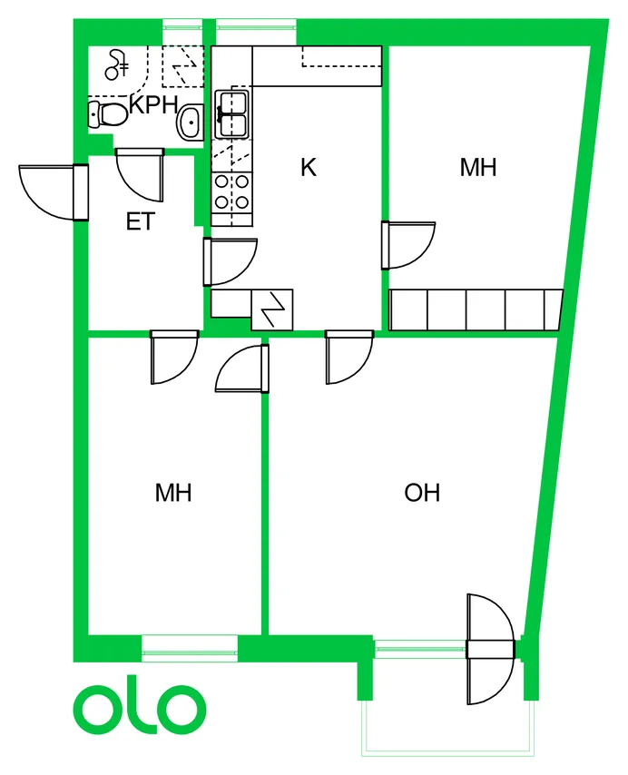 Rajakatu 2 B 2