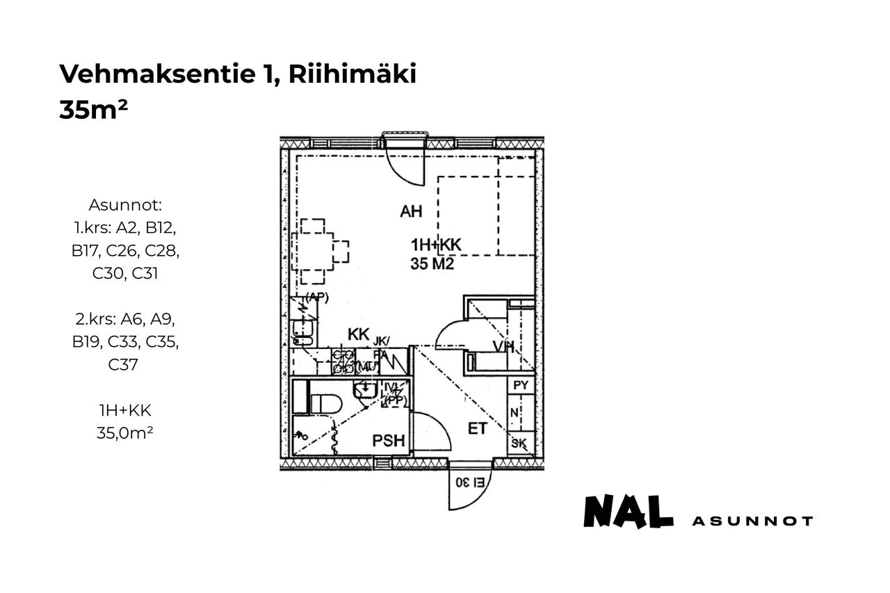 Vehmaksentie 1 A 2