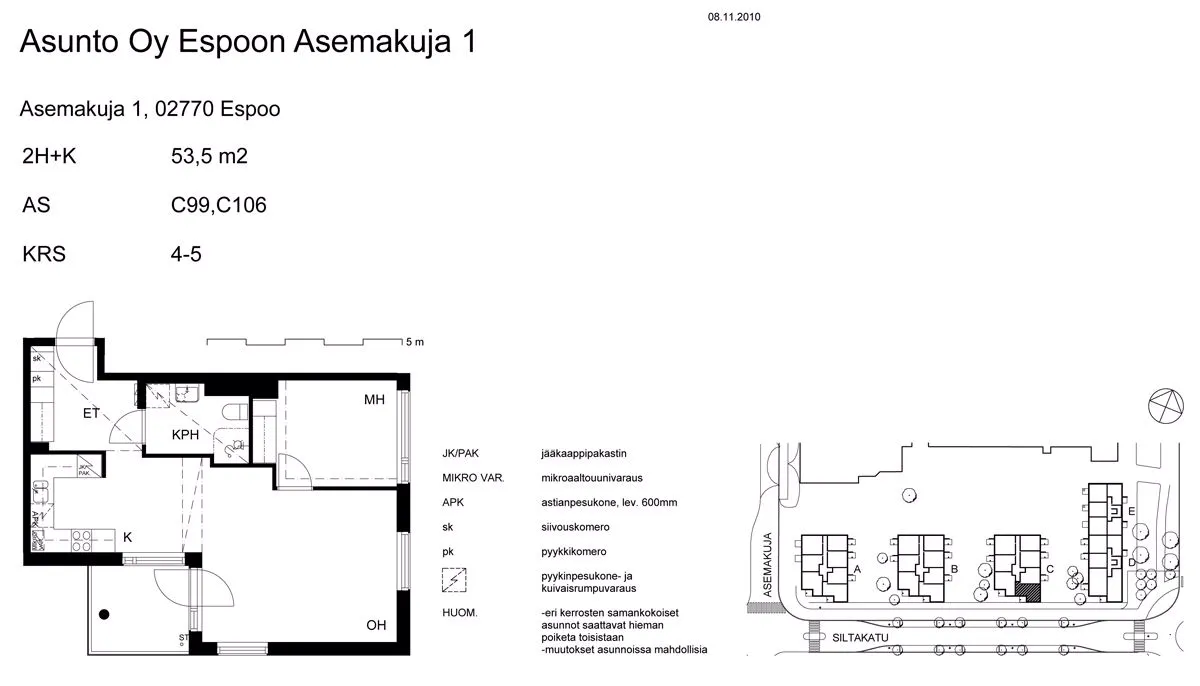 Asemakuja 1 3