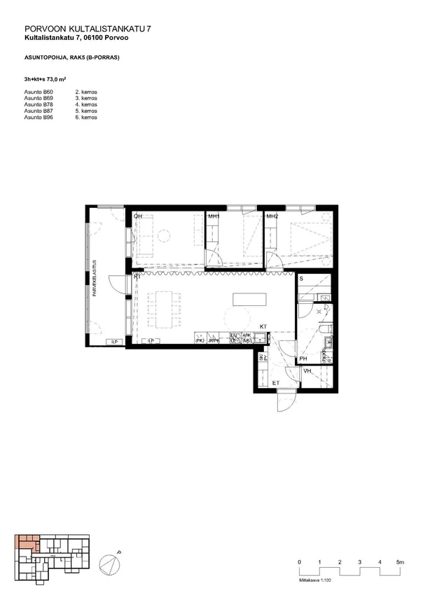 Kultalistankatu 7 B 087 2