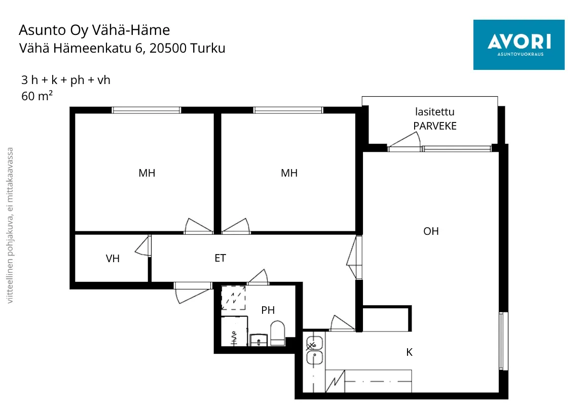 Vähä Hämeenkatu 6 B 2